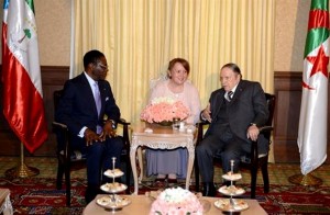 Le président Bouteflika s'entretient avec son homologue de Guinée Equatoriale