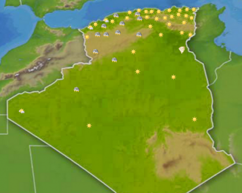 Violents orages sur plusieurs wilayas du pays demain jeudi