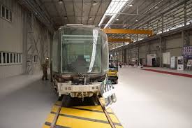 Sortie de la première rame de tramway assemblée à Annaba