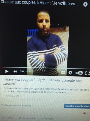 Le chasseur de couples présente ses excuses