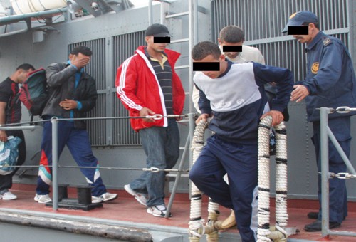 44 harragas interceptés en mer