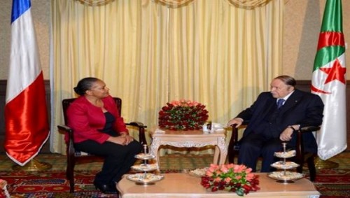 Le Président Bouteflika reçoit la ministre française de la Justice