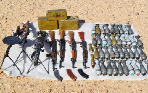 Encore une découverte de cache d'armes au Sud du pays