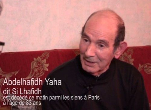 Le moudjahid Abdelhafidh Yaha n'est plus