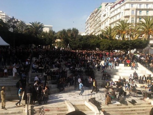Rassemblement de solidarité avec Mohamed Dadah à Alger