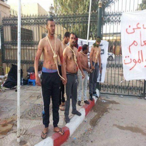 Des chômeurs s’automutilent et menacent de se suicider à Ouargla