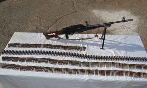 Des caches terroristes détruites à Bouira et saisie d'armes et de munitions à Tamanrasset