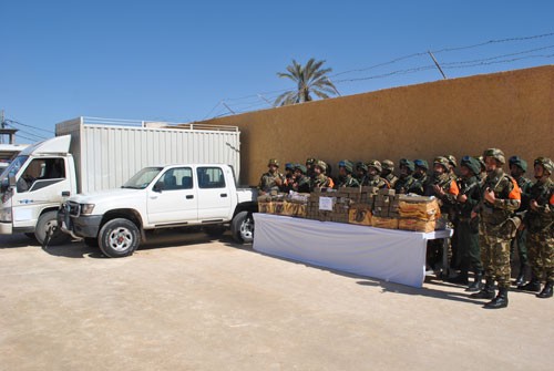 15 Marocains chargés de 625 kg de kif arrêtés par l'ANP
