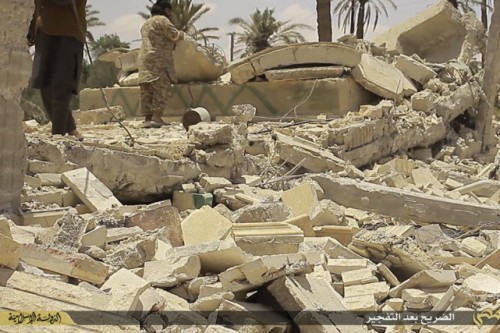Syrie: des archéologues polonais au chevet du Lion de Palmyre détruit par l'EI