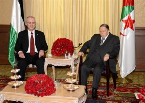 Le président Bouteflika reçoit le Premier ministre palestinien