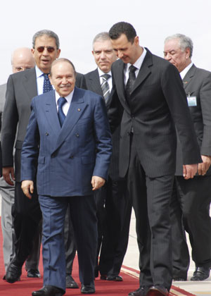 Le Président Bouteflika écrit au président Bachar al-Assad
