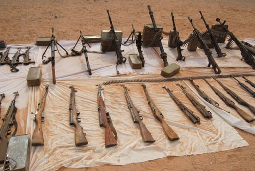 Saisie d'un important lot d'armes et de munitions de guerre à El Oued