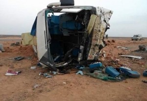 7 personnes tuées et des blessés dans un accident de la route près de Tamanrasset (Actualisé)