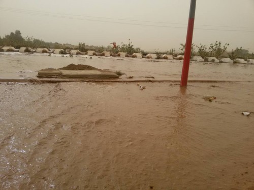 Fortes chutes de pluie à Tamanrasset