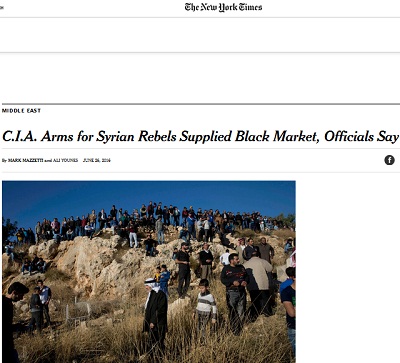 Jordanie: les armes fournies aux "rebelles syriens" par la CIA, chez Daesh