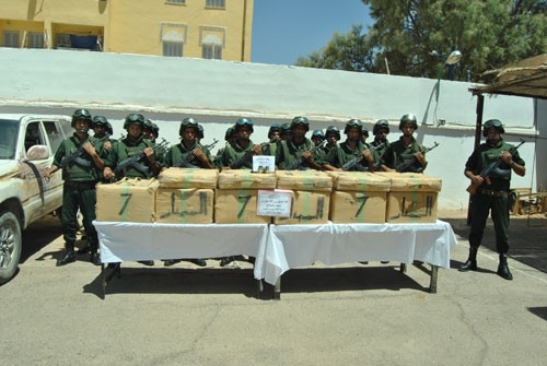 Saisie de plus de 17 quintaux de Kif traité à Tlemcen, Béchar et Chlef