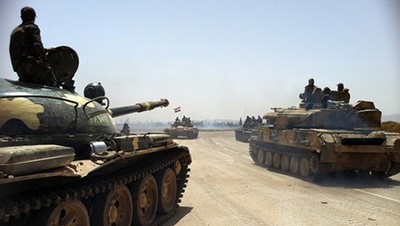 L'armée syrienne à la conquête de Raqqa