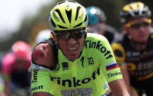 Tour de France 2016 : Contador chute et repart blessé