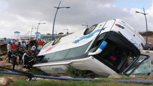 Un bus se renverse à Médéa : 7 personnes tuées et 28 autres blessées (nouveau bilan)