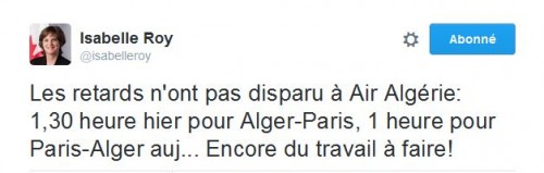 L'ambassadrice du Canada se plaint des retards d'Air Algérie