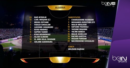 En direct : Algérie 1 Cameroun 1